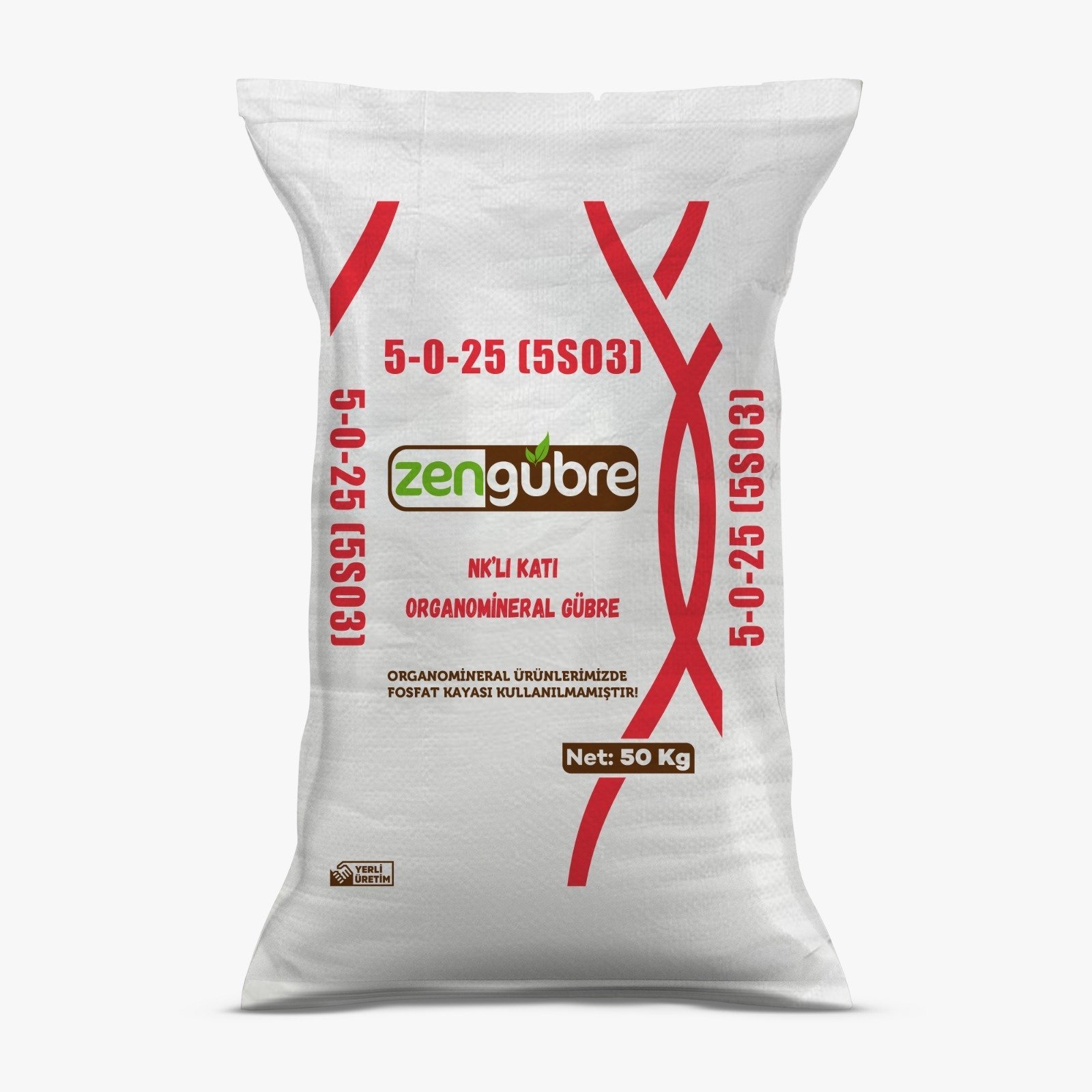Zen Gübre 5-0-25(5So3)150M 50 Kg